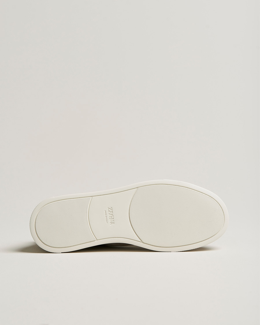 Homme | Zegna Triple Stitch Sneakers Grey Suede | Zegna | Triple Stitch Sneakers Grey Suede