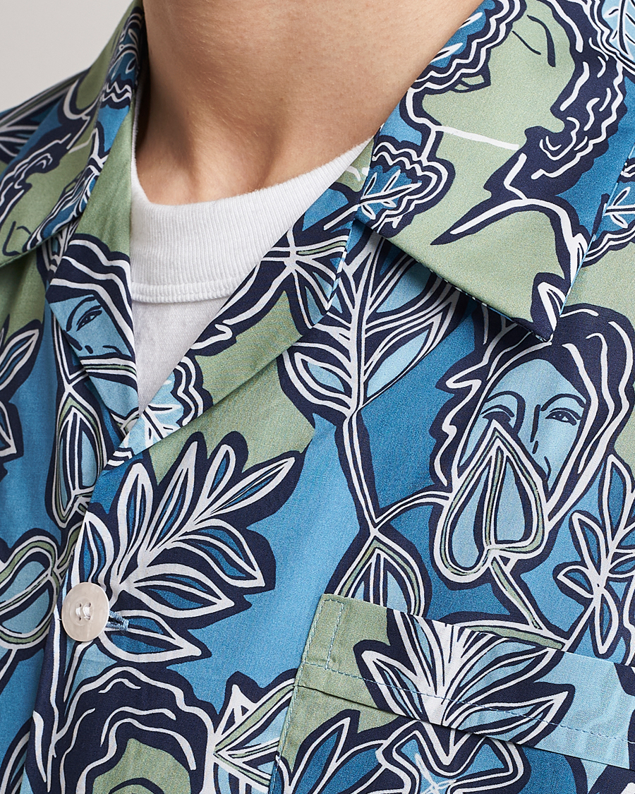 Homme | Peignoirs Et Pyjamas | Derek Rose | Shortie Printed Cotton Pyjama Set Multi