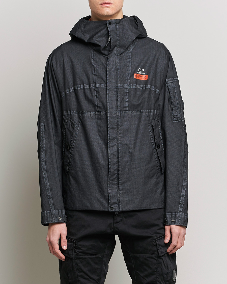 Homme | Manteaux Et Vestes | C.P. Company | GORE-TEX Infinium Nylon Hood Jacket Black