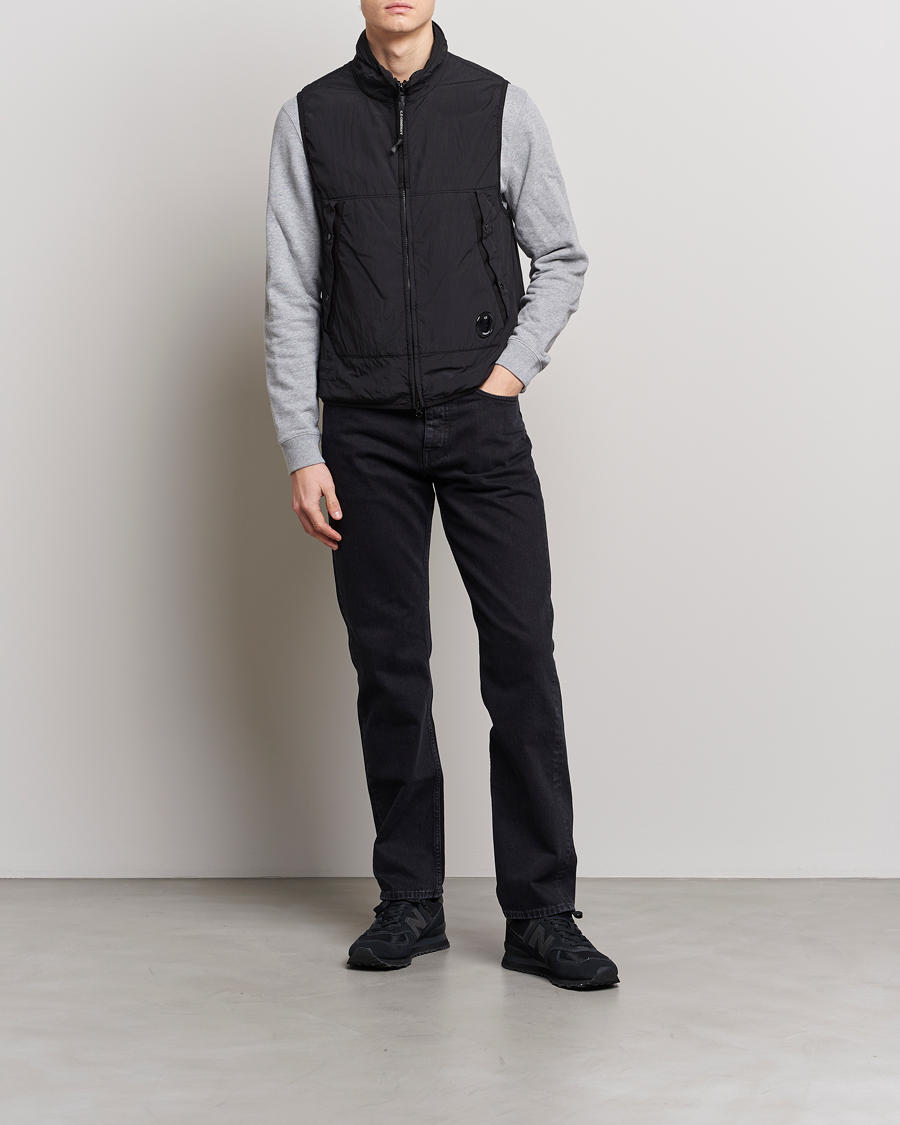 Homme | C.P. Company Polartek G.D.P.Nylon Vest Black | C.P. Company | Polartek G.D.P.Nylon Vest Black