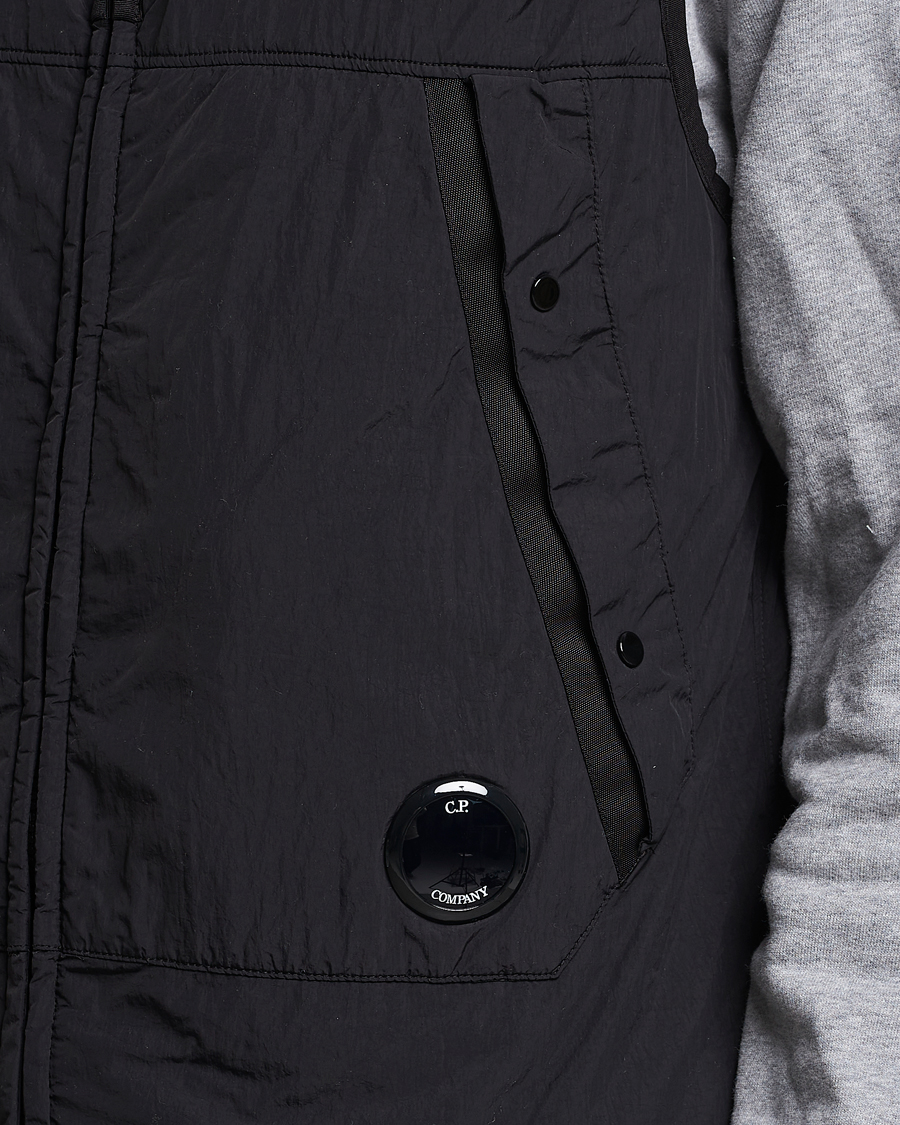 Homme | C.P. Company Polartek G.D.P.Nylon Vest Black | C.P. Company | Polartek G.D.P.Nylon Vest Black