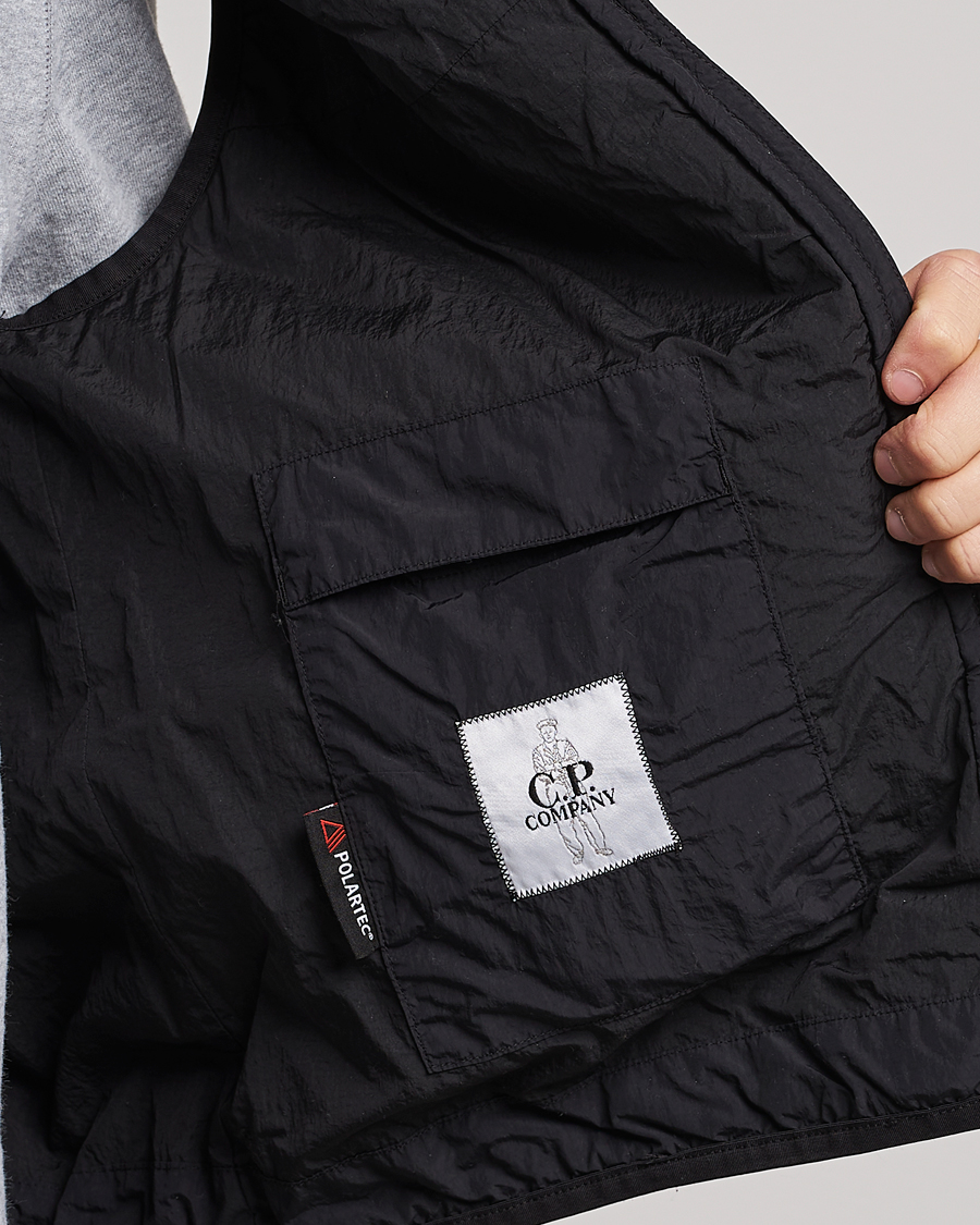 Homme | C.P. Company Polartek G.D.P.Nylon Vest Black | C.P. Company | Polartek G.D.P.Nylon Vest Black