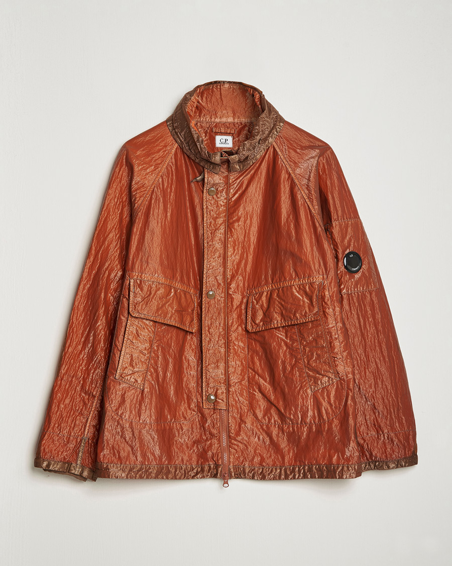Homme | Manteaux Et Vestes | C.P. Company | Kan-D Garment Dyed Nylon Jacket Rust