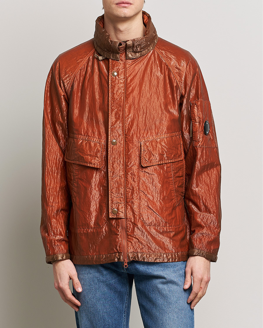 Homme | Manteaux Et Vestes | C.P. Company | Kan-D Garment Dyed Nylon Jacket Rust