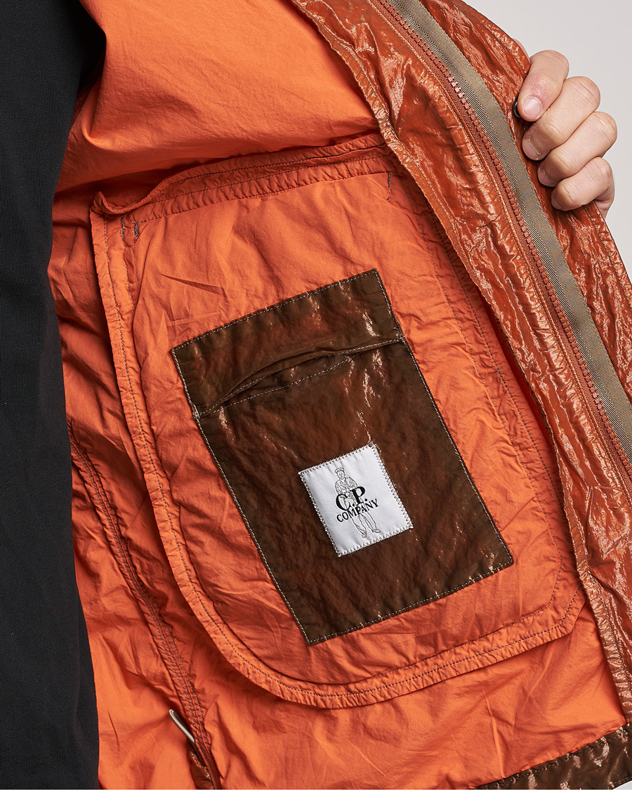 Homme | Manteaux Et Vestes | C.P. Company | Kan-D Garment Dyed Nylon Jacket Rust