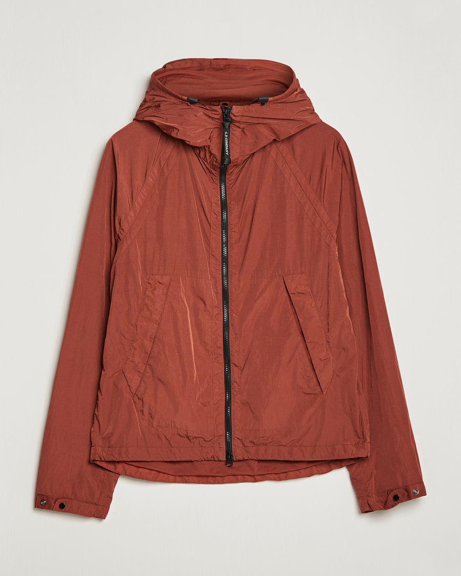 Homme | Manteaux Et Vestes | C.P. Company | Chrome Re-cycled Nylon Goggle Jacket Rust