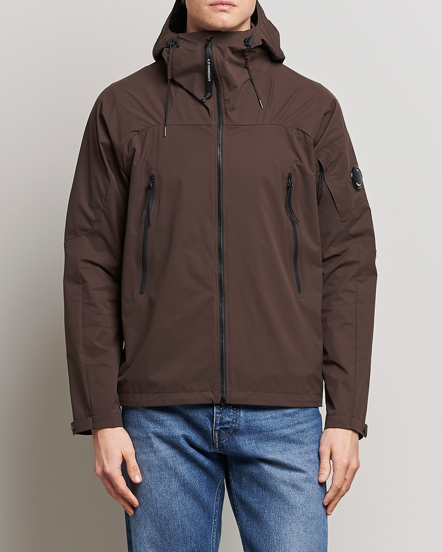 Homme | Manteaux Et Vestes | C.P. Company | Pro-tek Hooded Lens Jacket Brown