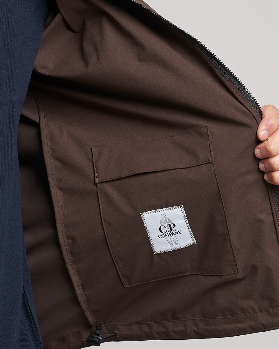 Homme | Manteaux Et Vestes | C.P. Company | Pro-tek Hooded Lens Jacket Brown