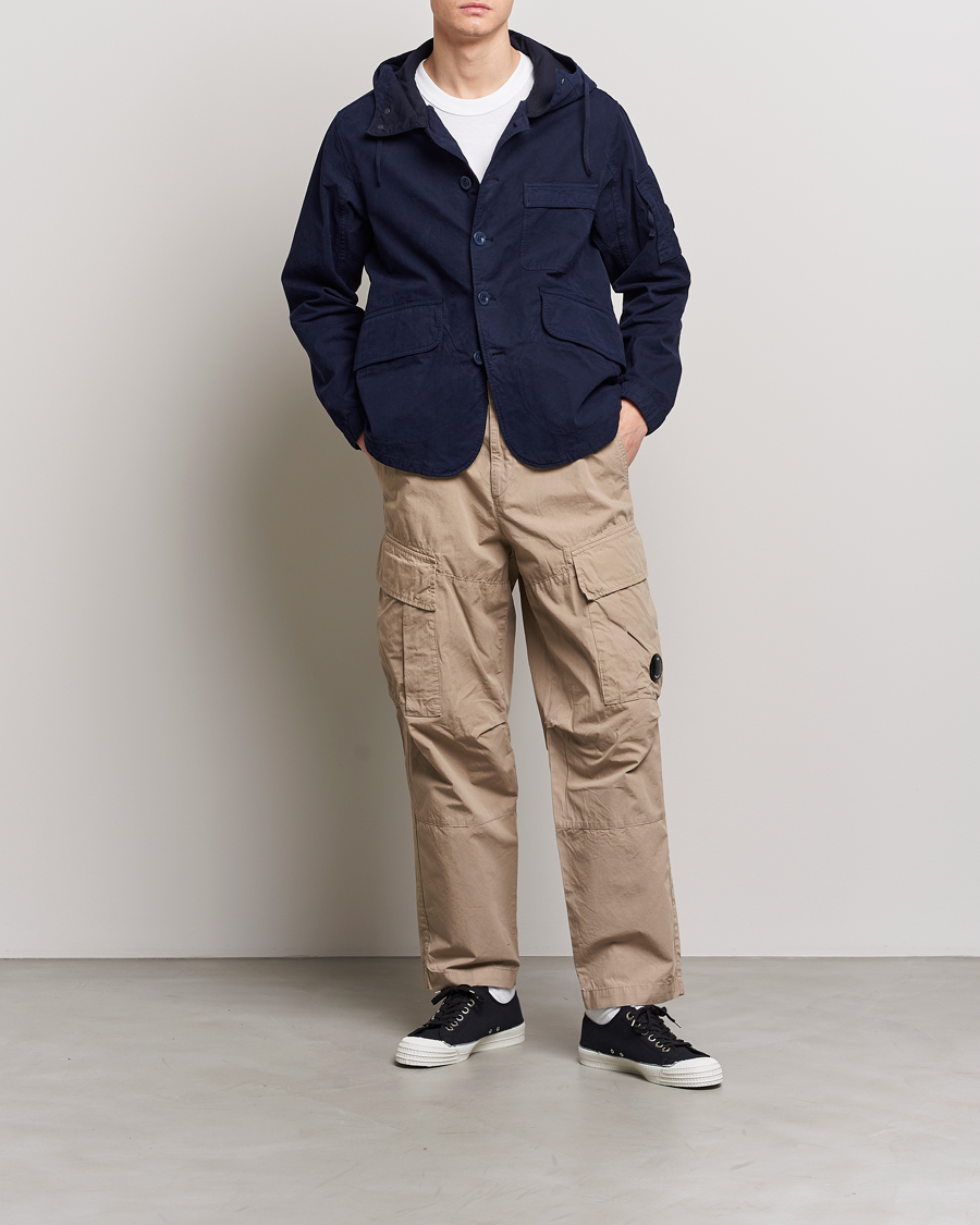 Homme | Pantalons | C.P. Company | Microreps No Peach Loose Fit Cargo Pants Sand