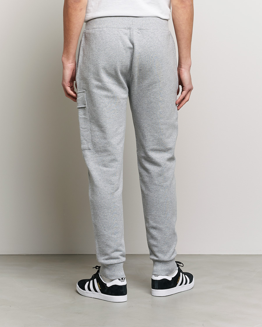 Homme | Pantalons | C.P. Company | Diagonal Raised Fleece Lens Sweatpants Grey