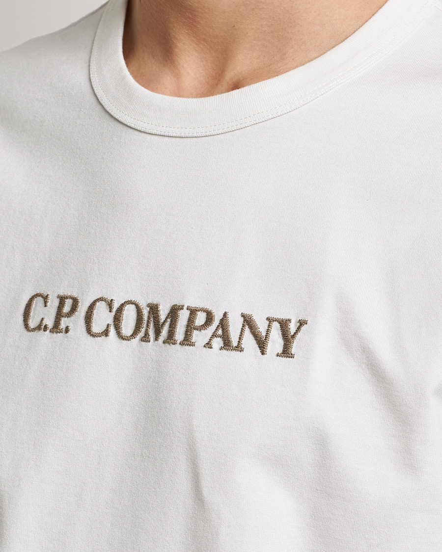 Homme | T-shirts | C.P. Company | Heavy Mercerized Cotton Logo Tee White