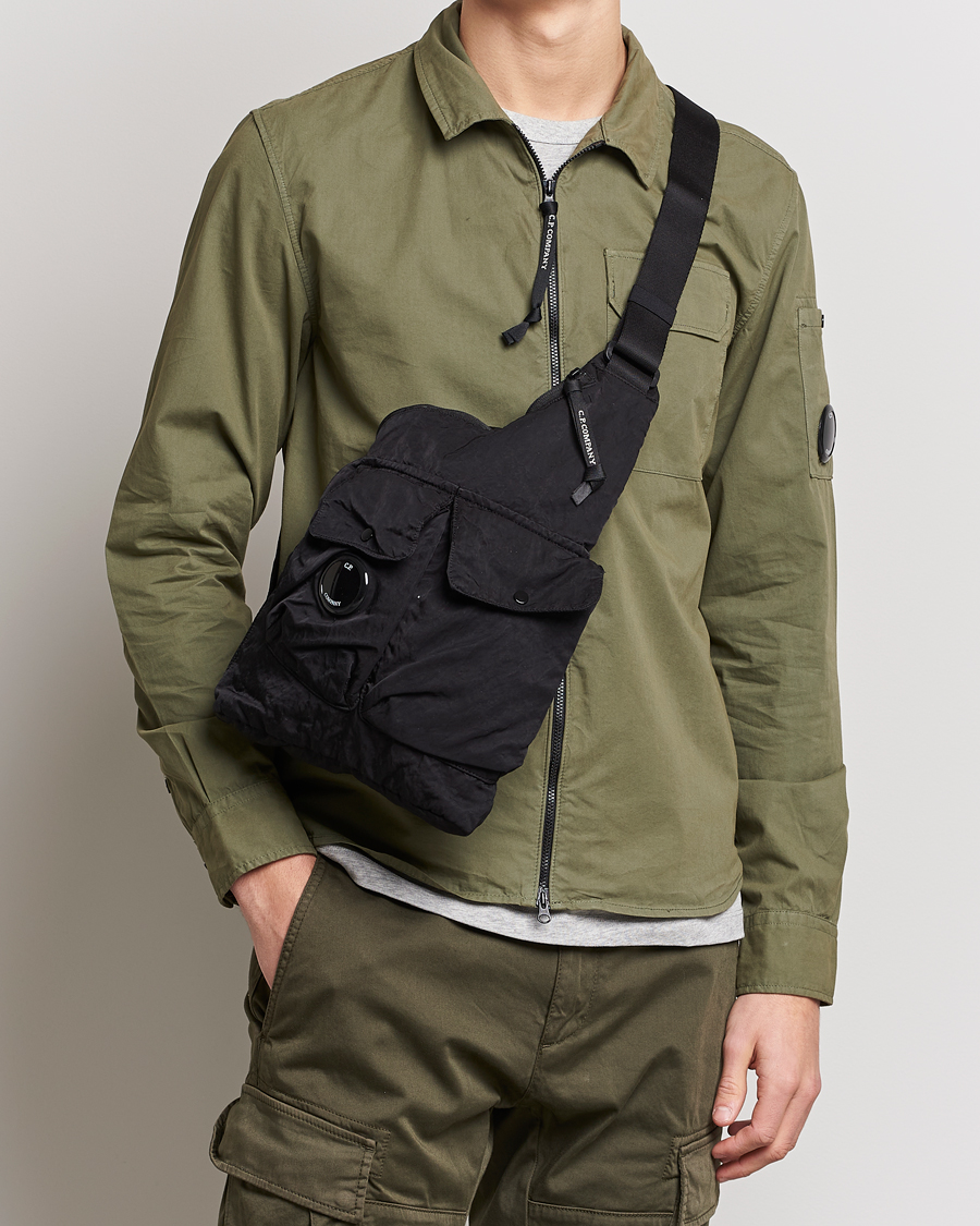 Homme | C.P. Company Nylon B Shoulder Bag Black | C.P. Company | Nylon B Shoulder Bag Black