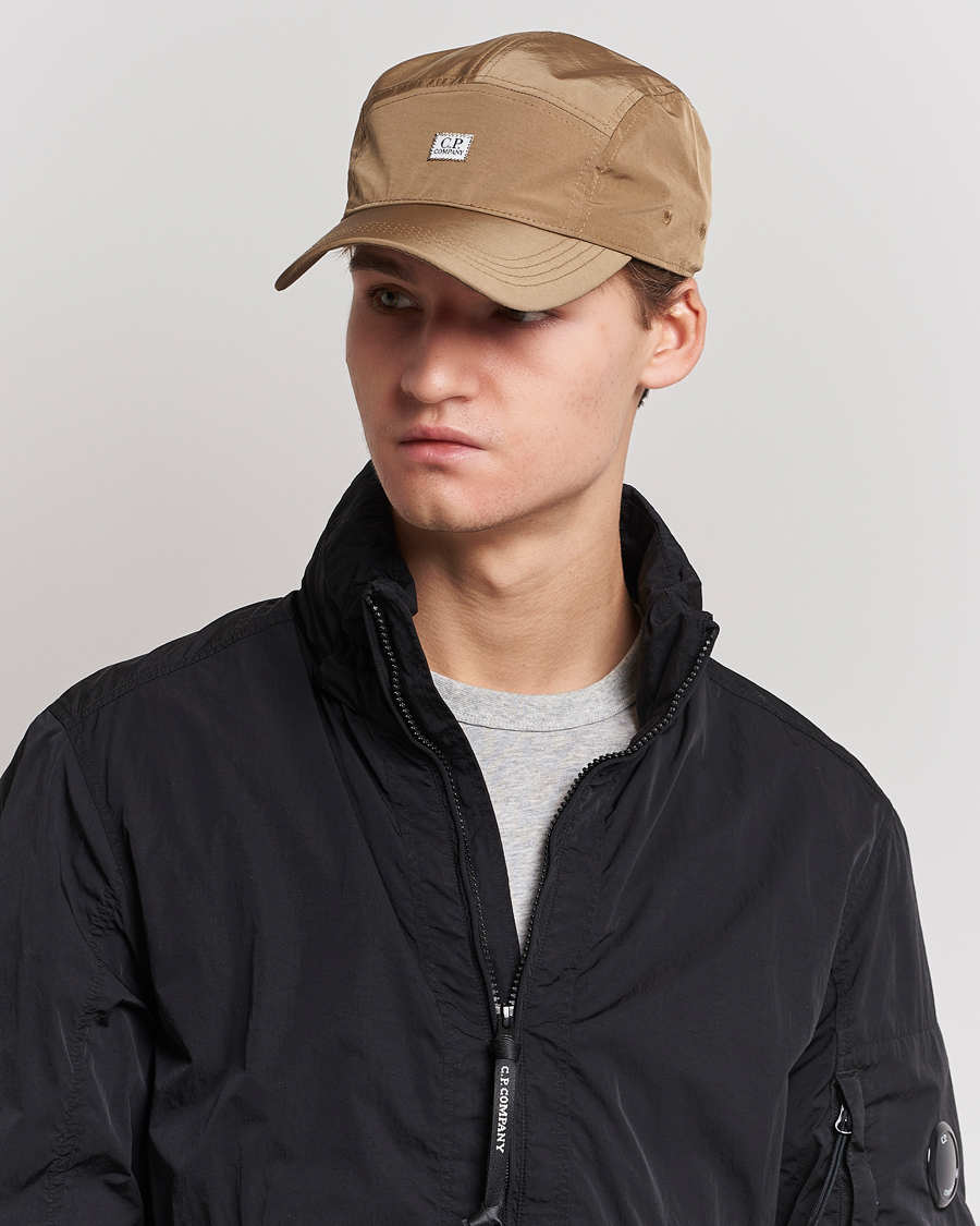 Homme | C.P. Company Chrome - R Cap Khaki brown | C.P. Company | Chrome - R Cap Khaki brown