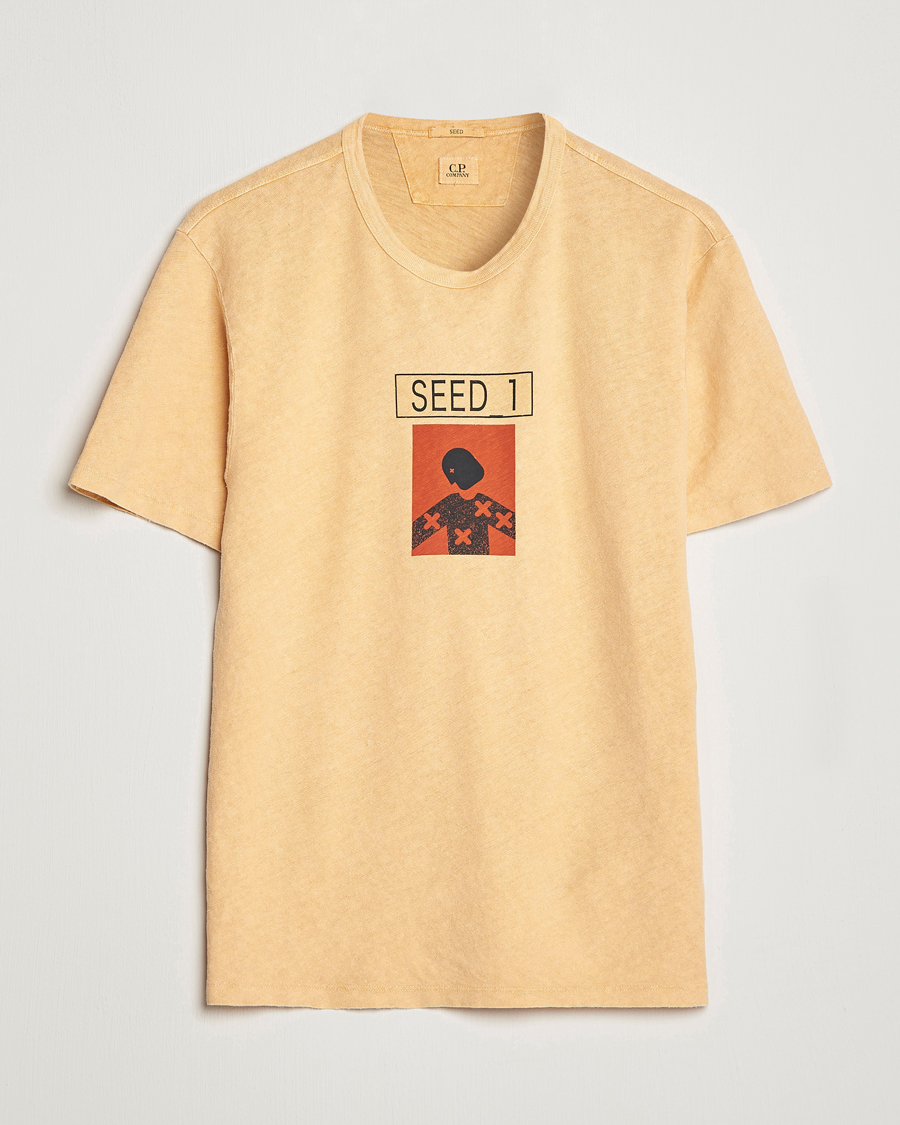 Homme | T-shirts | C.P. Company | Seed Recycled Hemp T-Shirt Orange