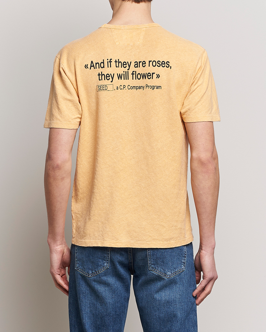 Homme | T-shirts | C.P. Company | Seed Recycled Hemp T-Shirt Orange