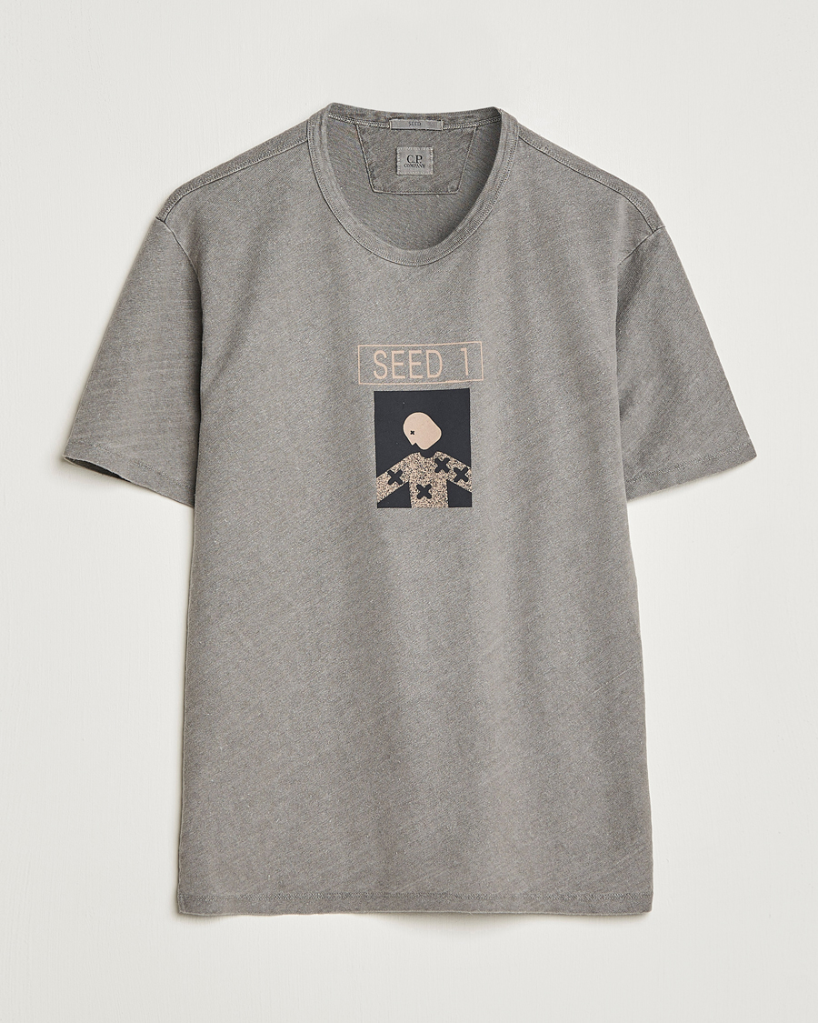 Homme | T-shirts | C.P. Company | Seed Recycled Hemp T-Shirt Grey