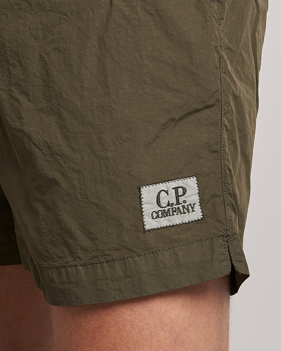 Homme | Maillots De Bain | C.P. Company | Flatt Nylon Garment Dyed Swimshorts Olive