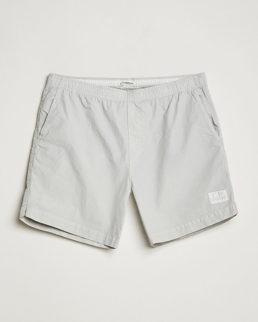 Homme | Maillots De Bain | C.P. Company | Flatt Nylon Garment Dyed Swimshorts Grey
