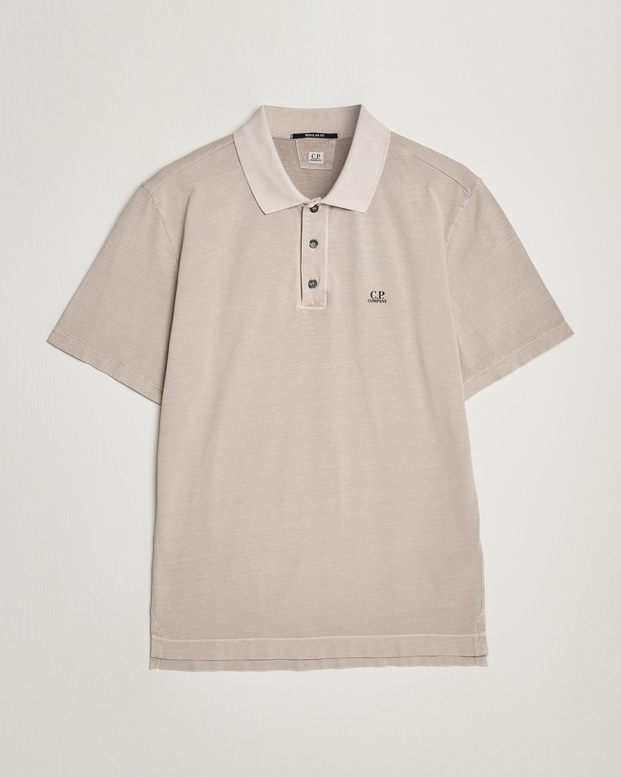Homme | Polos | C.P. Company | Old Dyed Cotton Jersey Polo Grey