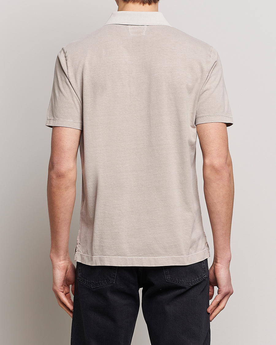 Homme | Polos | C.P. Company | Old Dyed Cotton Jersey Polo Grey