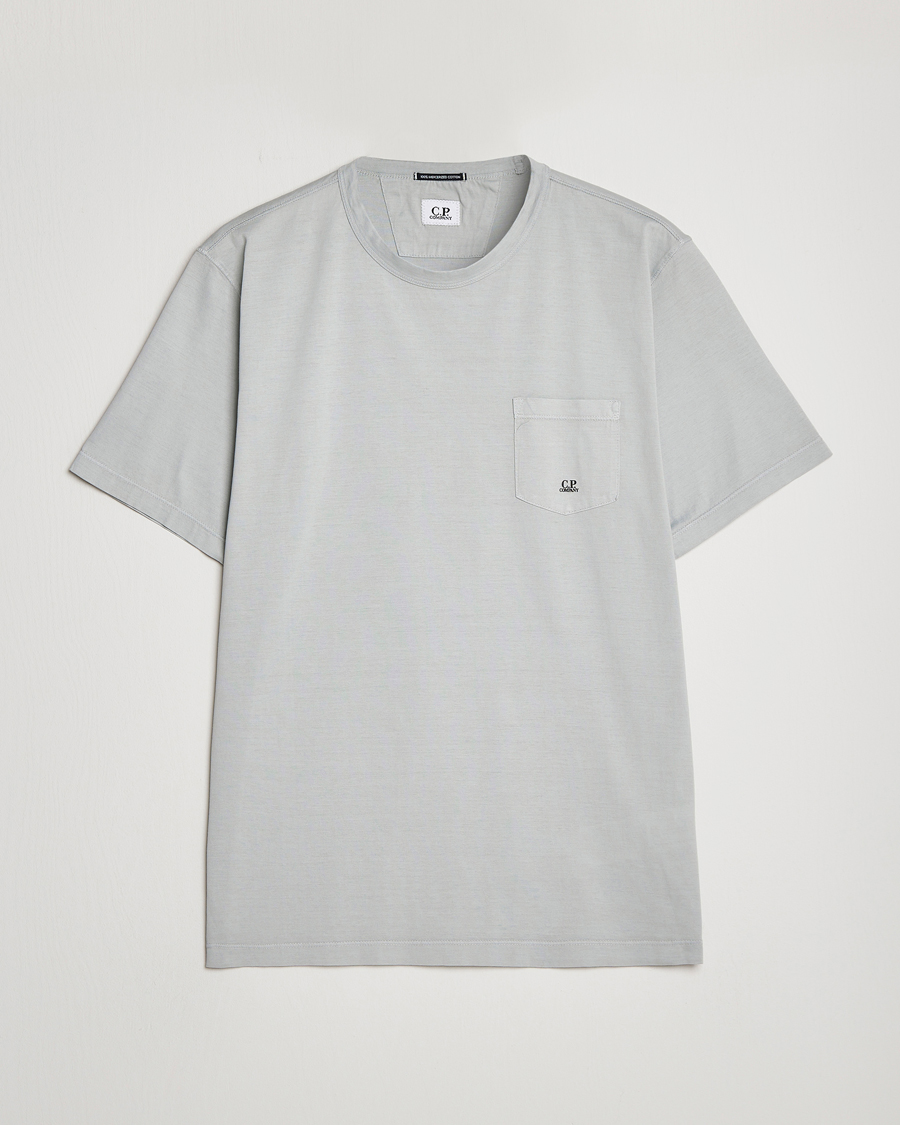 Homme | T-shirts | C.P. Company | Mercerized Cotton Pocket T-Shirt Ocean