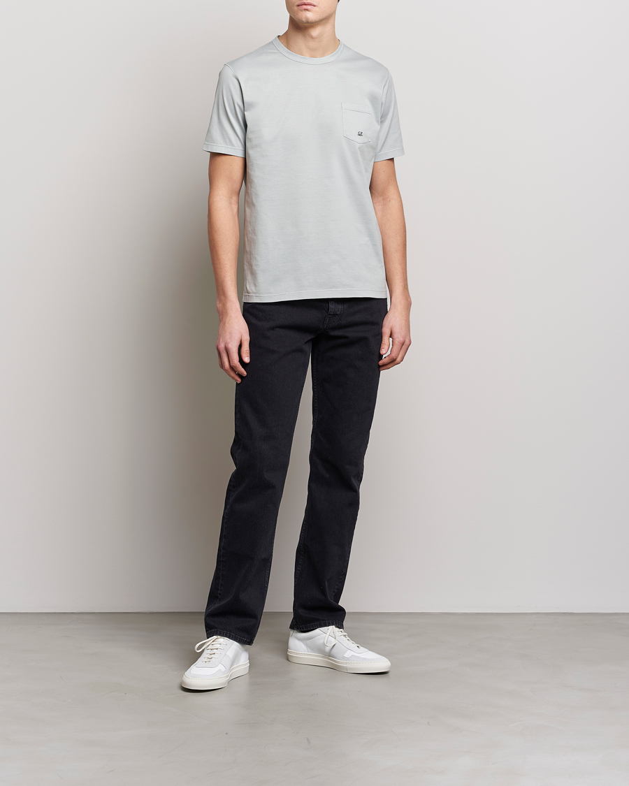 Homme | T-shirts | C.P. Company | Mercerized Cotton Pocket T-Shirt Ocean