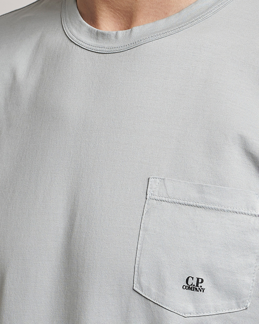 Homme | T-shirts | C.P. Company | Mercerized Cotton Pocket T-Shirt Ocean