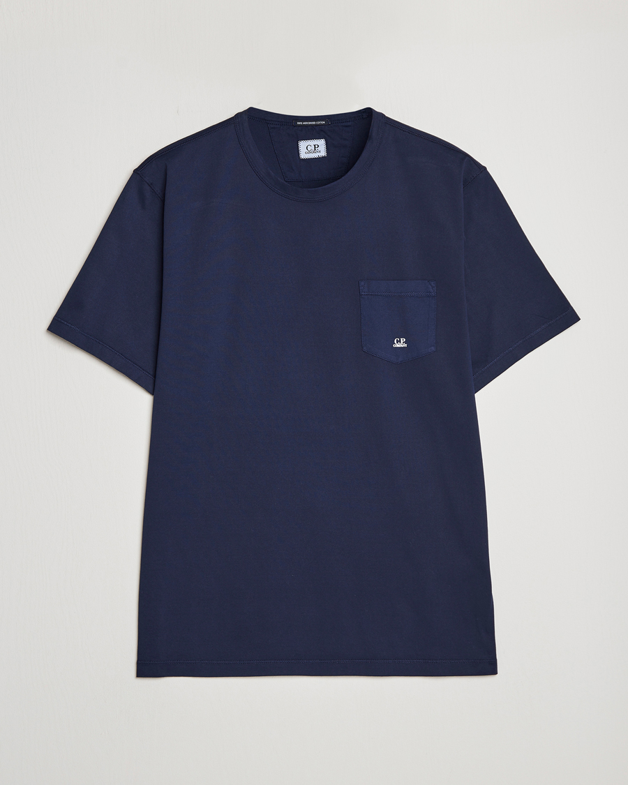 Homme | T-shirts | C.P. Company | Mercerized Cotton Pocket T-Shirt Navy