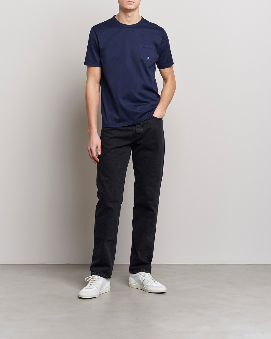 Homme | T-shirts | C.P. Company | Mercerized Cotton Pocket T-Shirt Navy