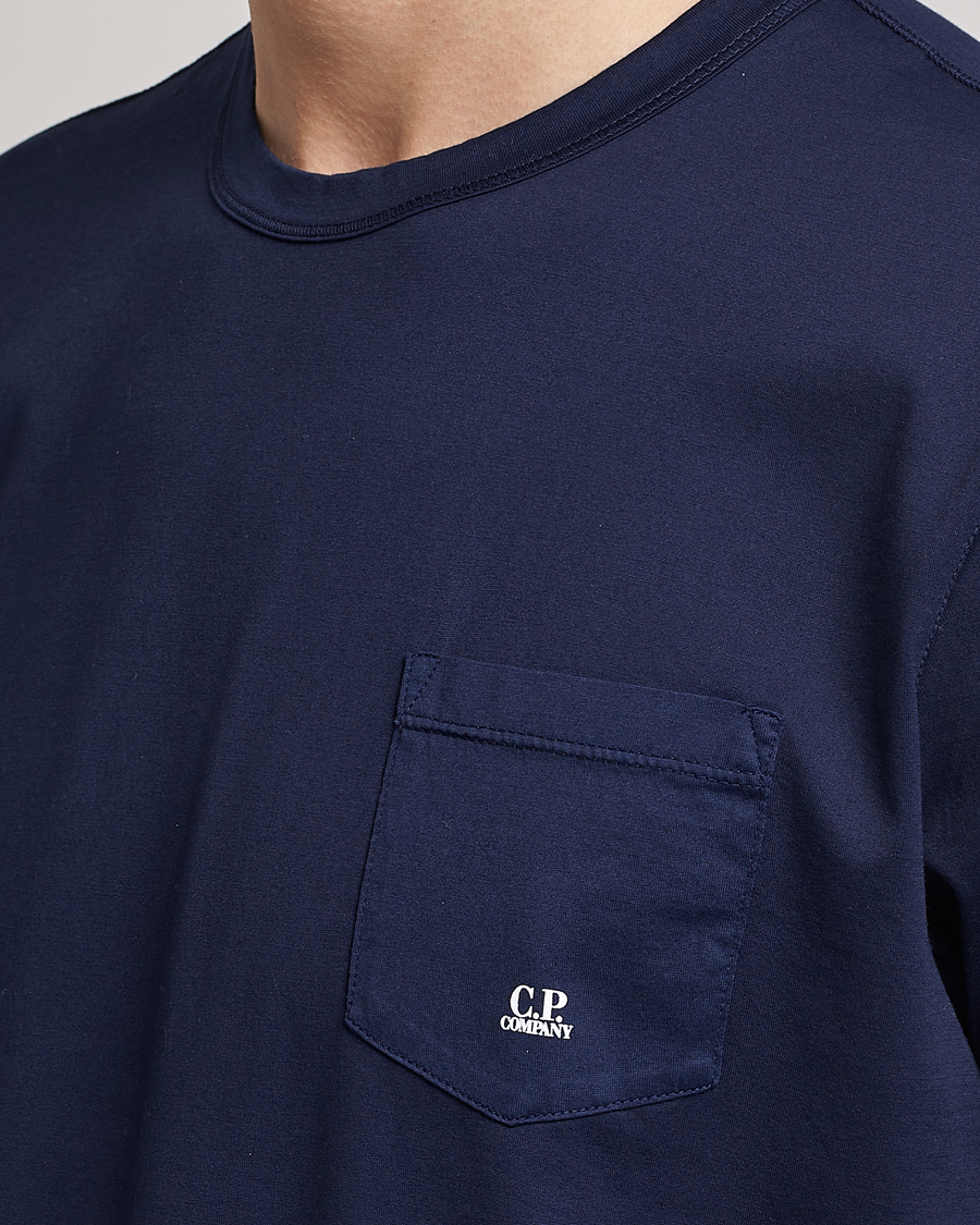 Homme | T-shirts | C.P. Company | Mercerized Cotton Pocket T-Shirt Navy