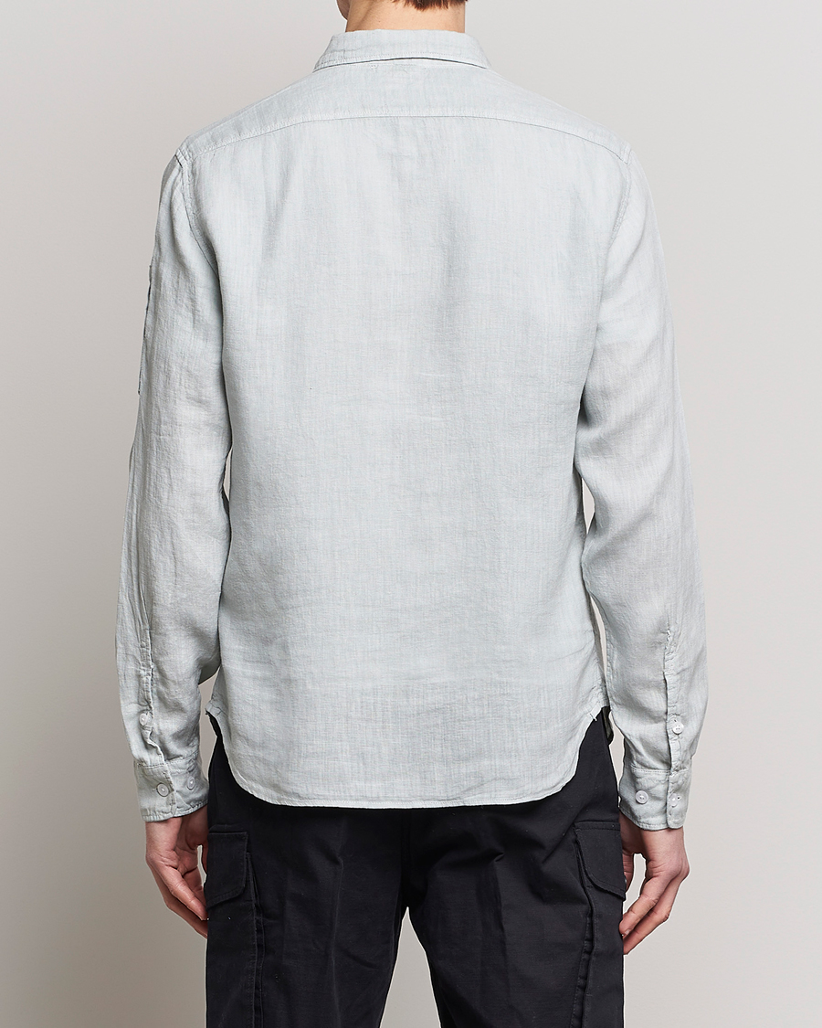 Homme | Chemises | C.P. Company | Long Sleeve Linen Shirt Ocean
