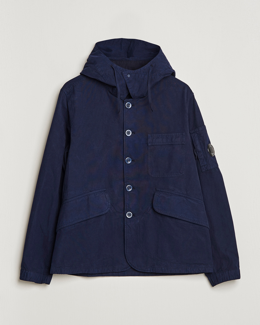 Homme | Manteaux Et Vestes | C.P. Company | MAIS-B Canvas Weave Garment Dyed Jacket Navy