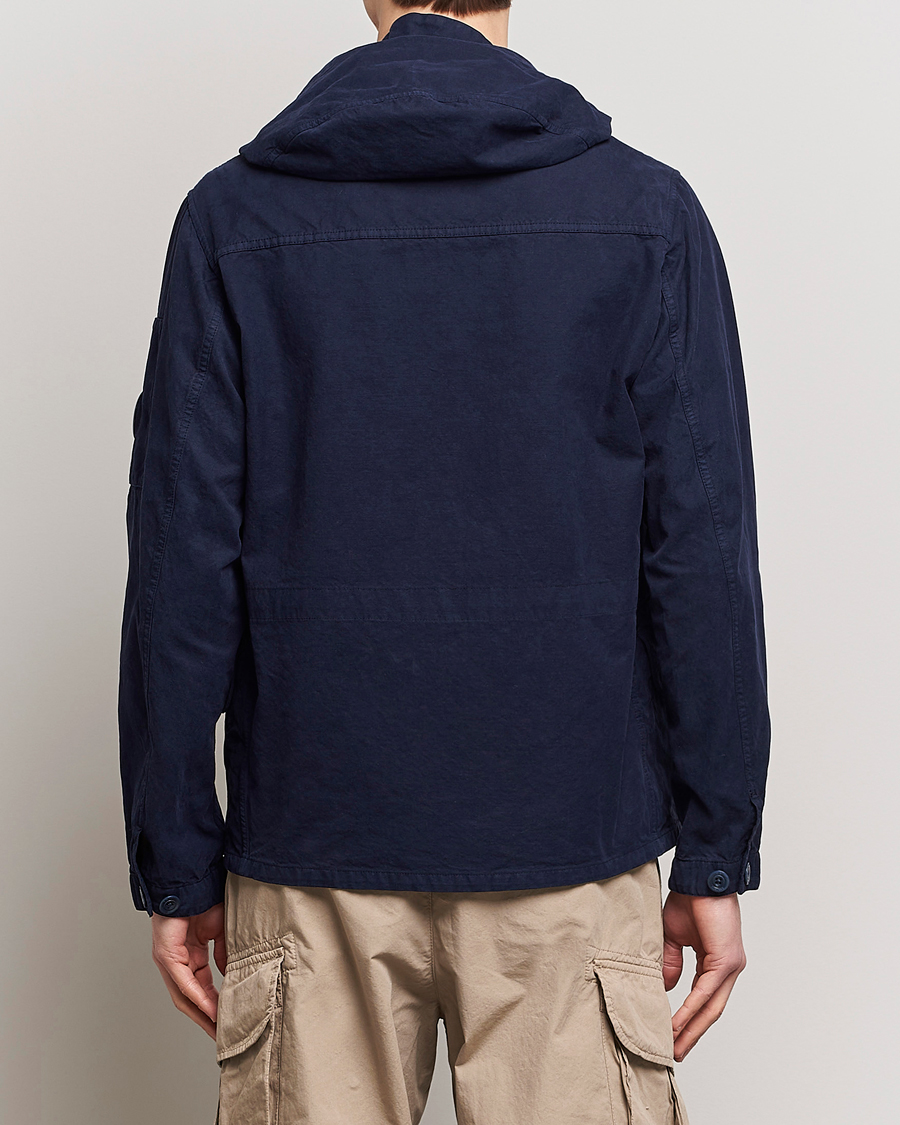Homme | Manteaux Et Vestes | C.P. Company | MAIS-B Canvas Weave Garment Dyed Jacket Navy