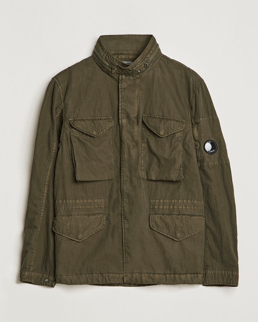 Homme | Manteaux Et Vestes | C.P. Company | 50 Fili GUM Cotton Field Jacket Olive