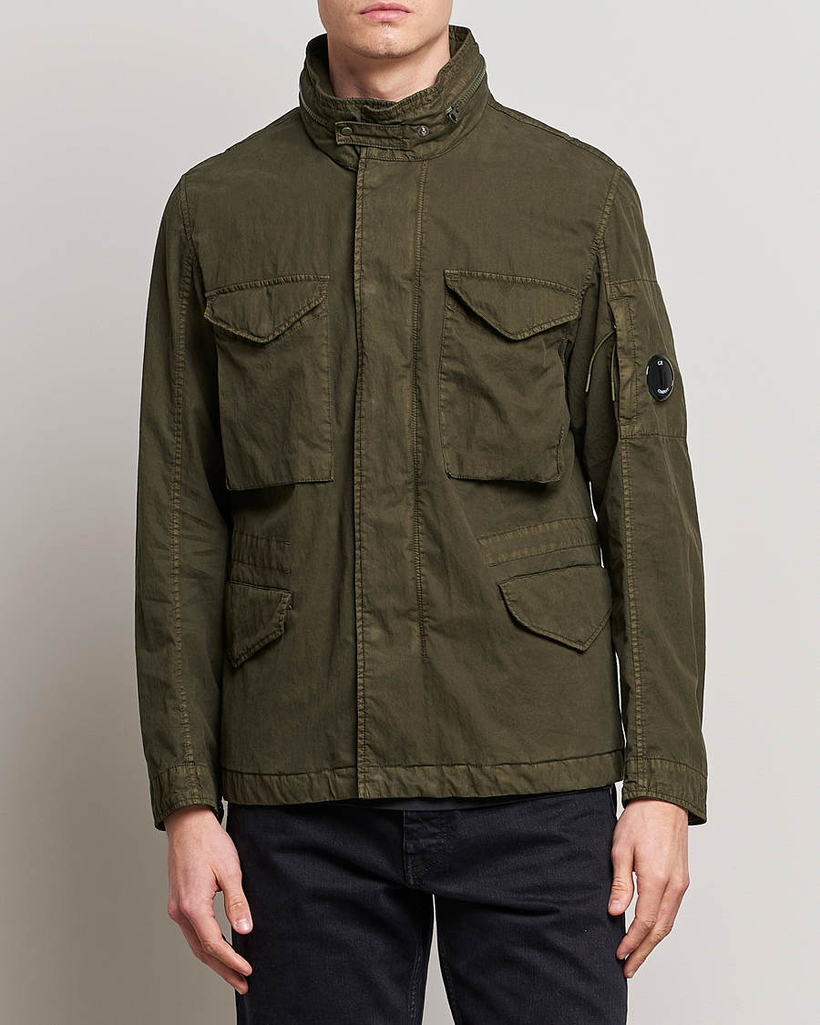 Homme | Manteaux Et Vestes | C.P. Company | 50 Fili GUM Cotton Field Jacket Olive