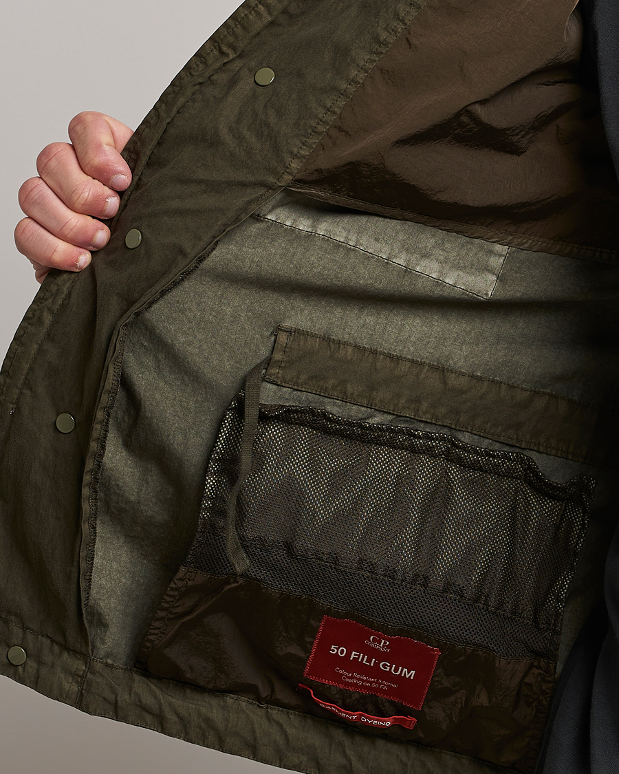 Homme | Manteaux Et Vestes | C.P. Company | 50 Fili GUM Cotton Field Jacket Olive