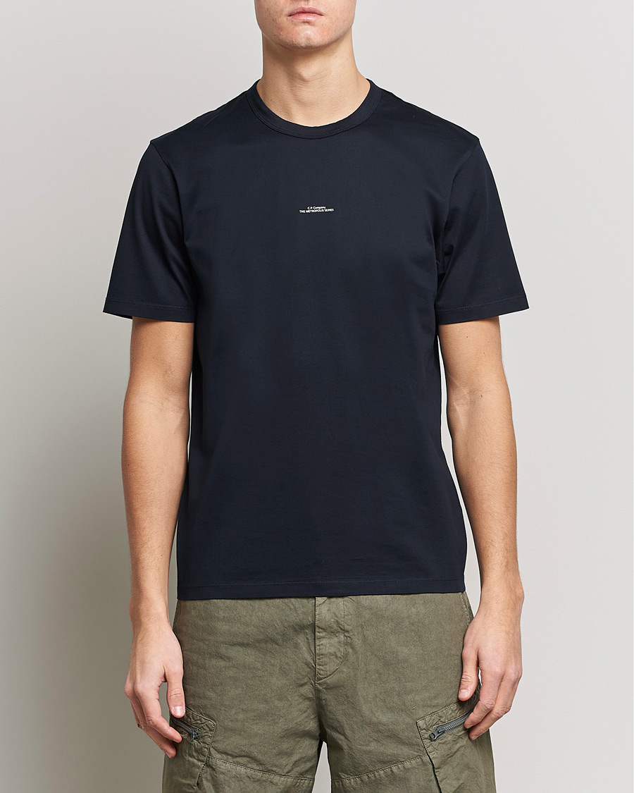 Homme | T-shirts | C.P. Company | Metropolis Mercerized Jersey T-Shirt Navy