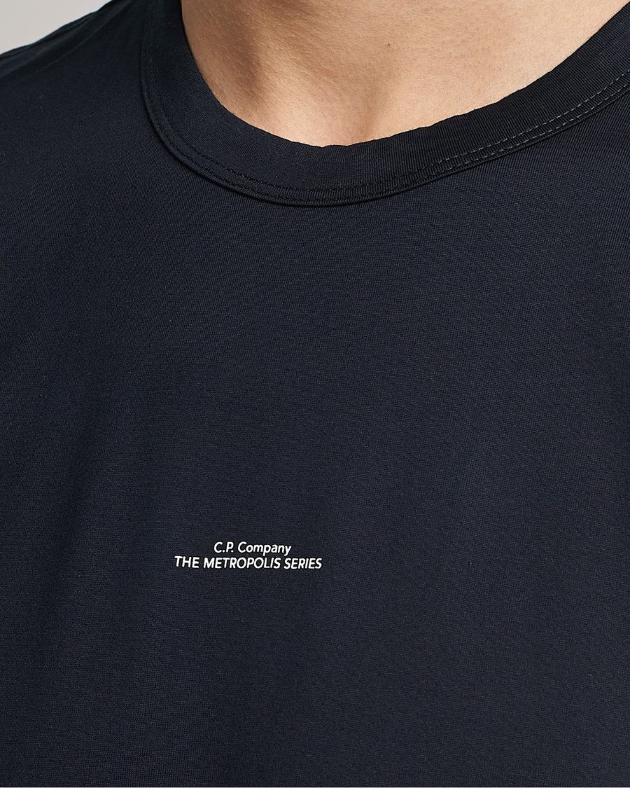Homme | T-shirts | C.P. Company | Metropolis Mercerized Jersey T-Shirt Navy