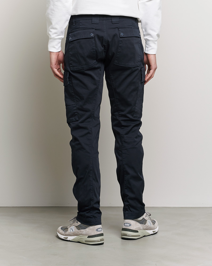 Homme | Pantalons | C.P. Company | Metropolis Satin Stretch Cargo Pants Navy