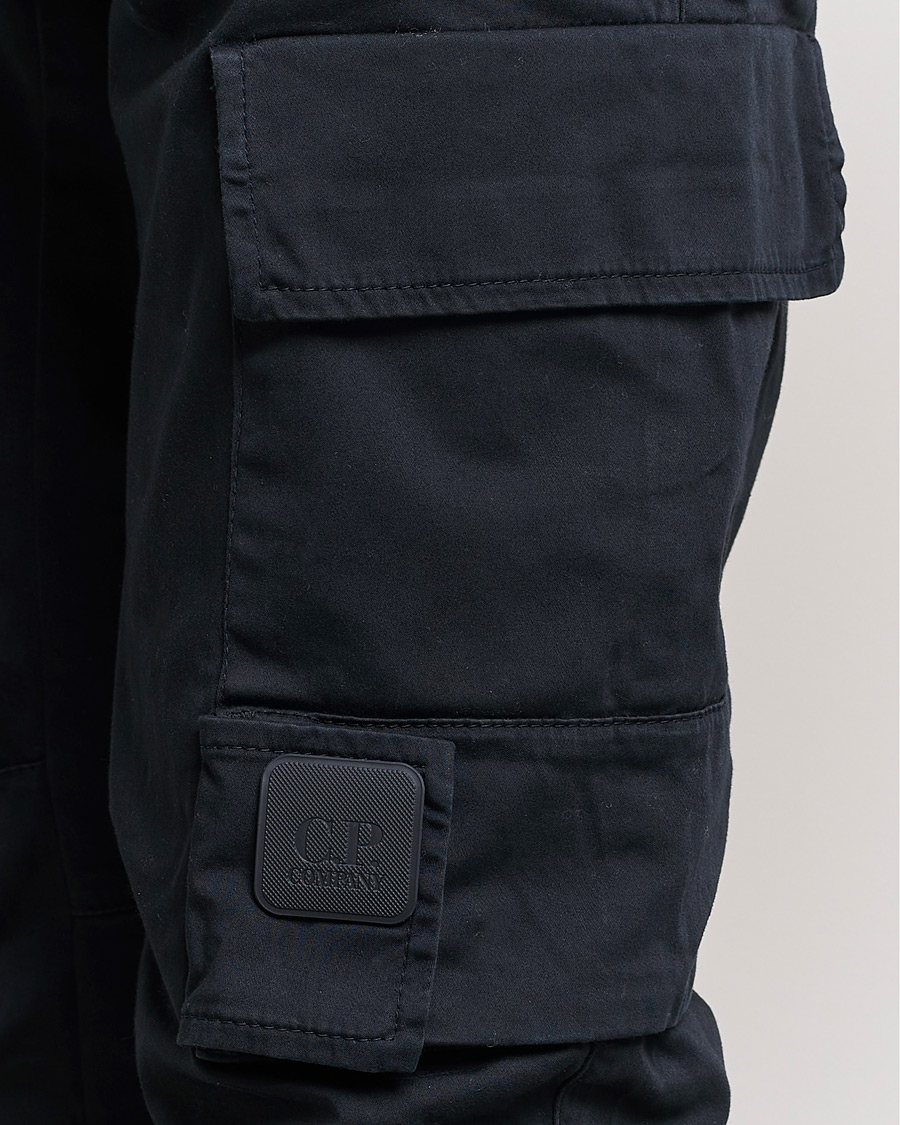 Homme | Pantalons | C.P. Company | Metropolis Satin Stretch Cargo Pants Navy