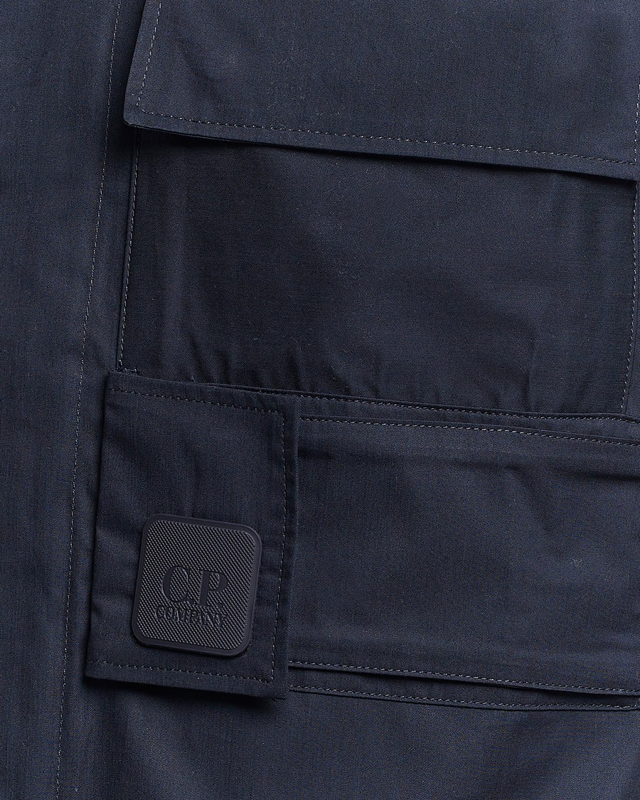 Homme | Chemises | C.P. Company | Metropolis Cotton Gabardine Overshirt Navy