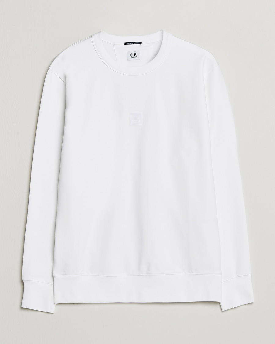 Homme | Pulls Et Tricots | C.P. Company | Metropolis Stretch Fleece Sweatshirt White