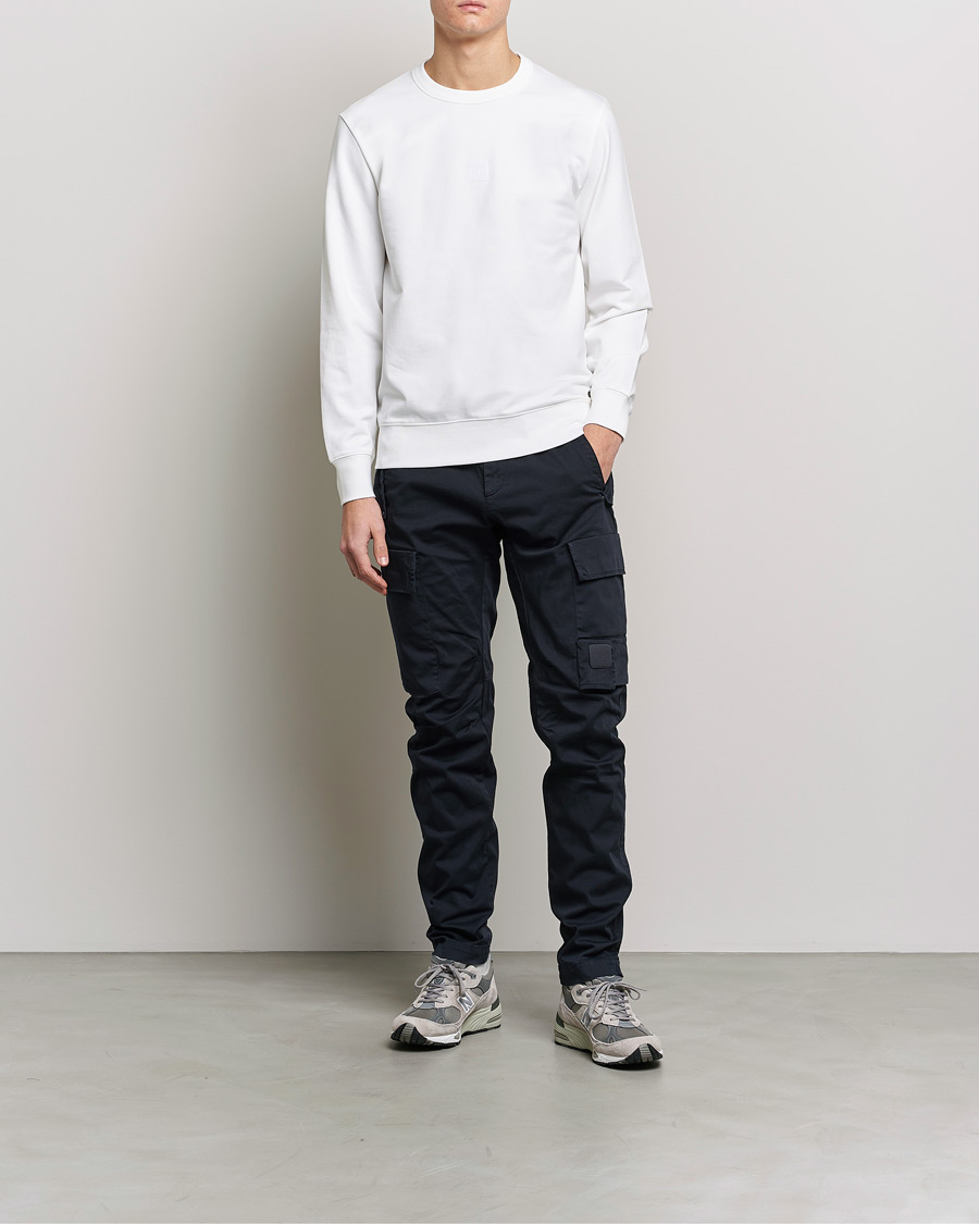 Homme | Pulls Et Tricots | C.P. Company | Metropolis Stretch Fleece Sweatshirt White