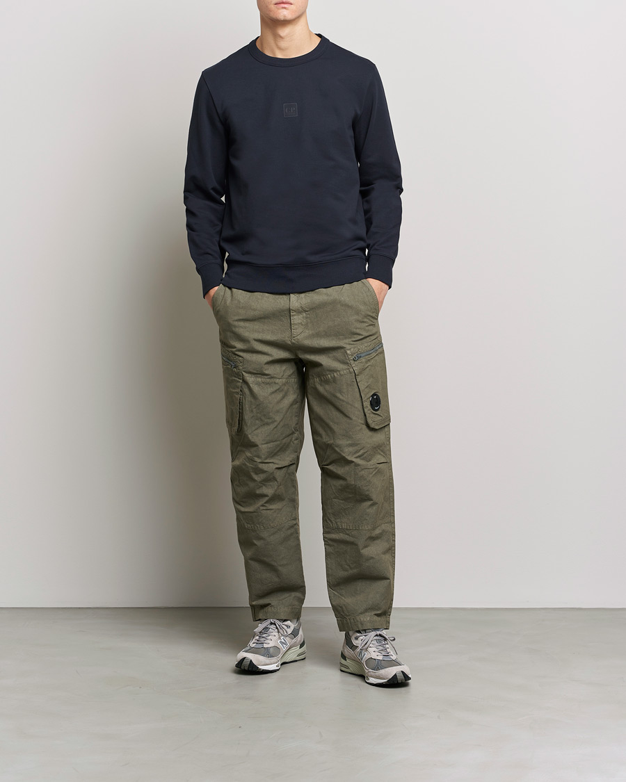 Homme | Pulls Et Tricots | C.P. Company | Metropolis Stretch Fleece Sweatshirt Navy