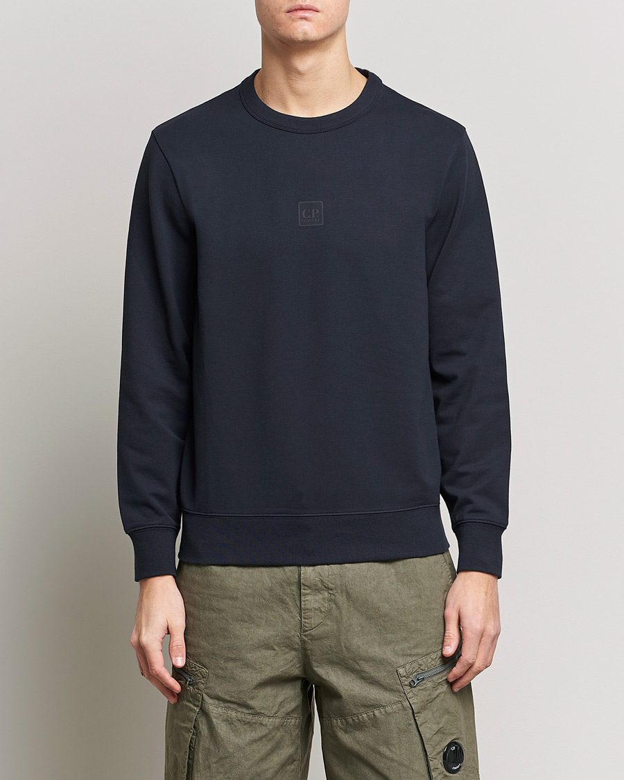 Homme | Pulls Et Tricots | C.P. Company | Metropolis Stretch Fleece Sweatshirt Navy