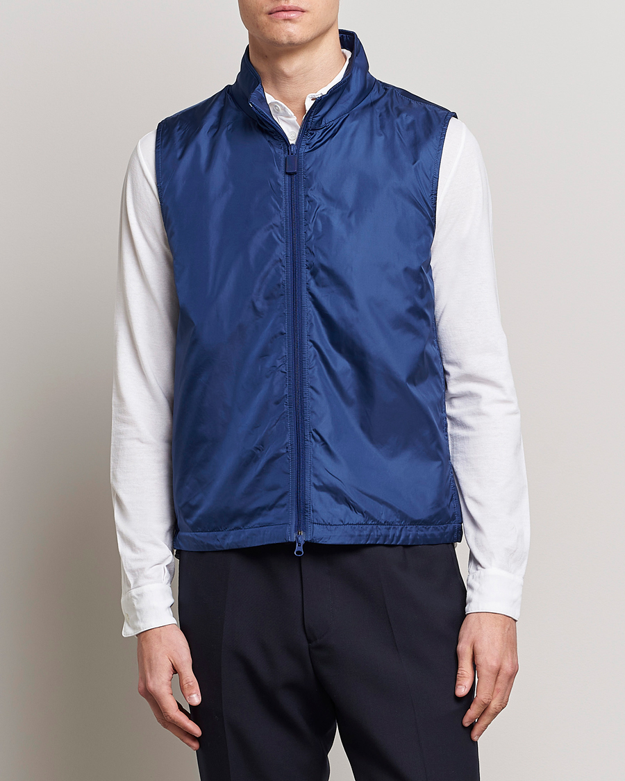 Homme | Gilets | Aspesi | Vernes Nylon Gilet Bluette