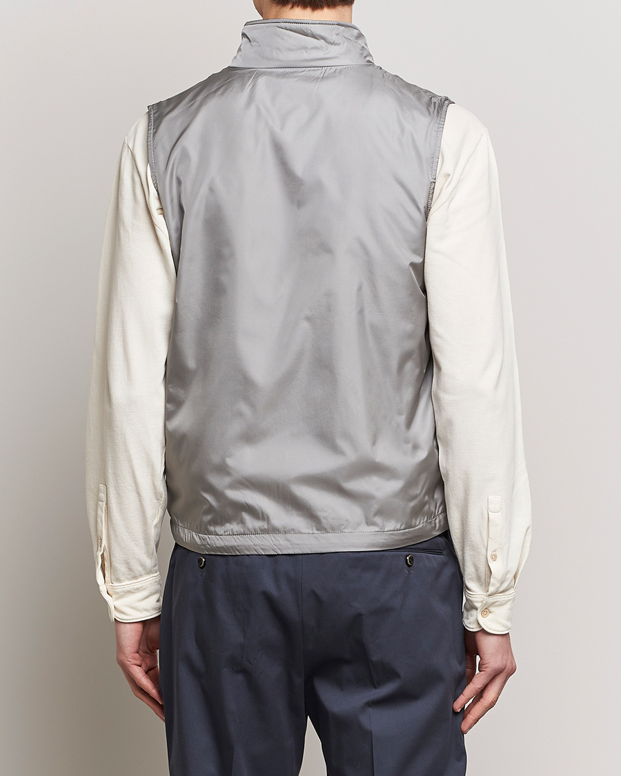 Homme | Gilets | Aspesi | Vernes Nylon Gilet Grey