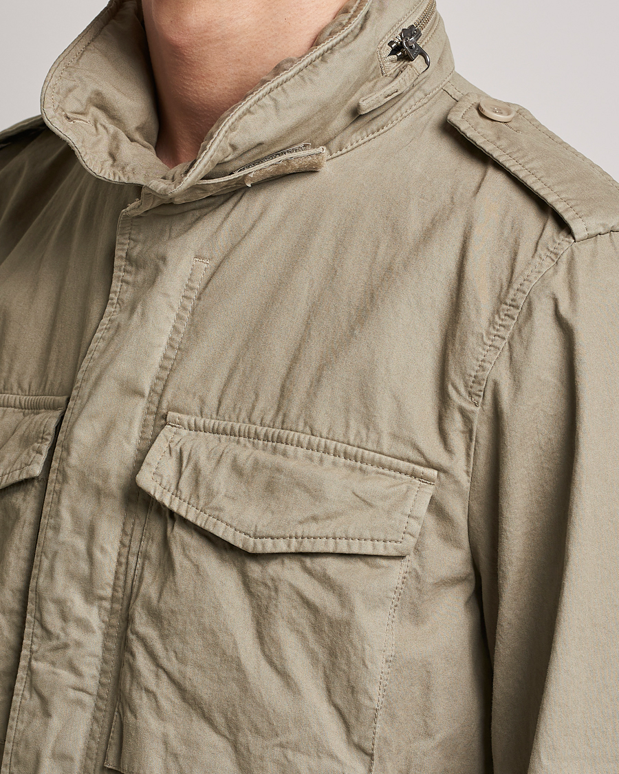 Homme | Manteaux Et Vestes | Aspesi | Cotton Field Jacket Khaki