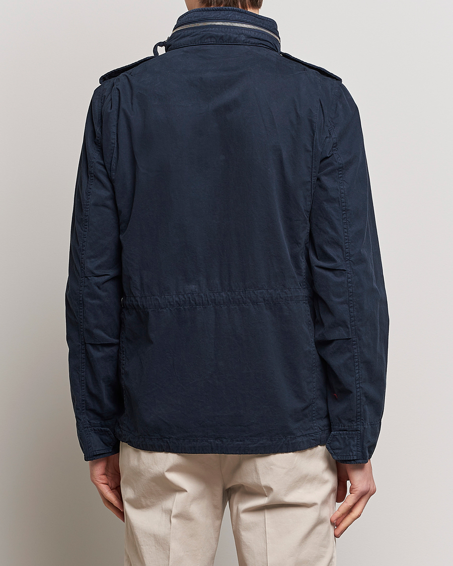 Homme | Manteaux Et Vestes | Aspesi | Cotton Field Jacket Navy