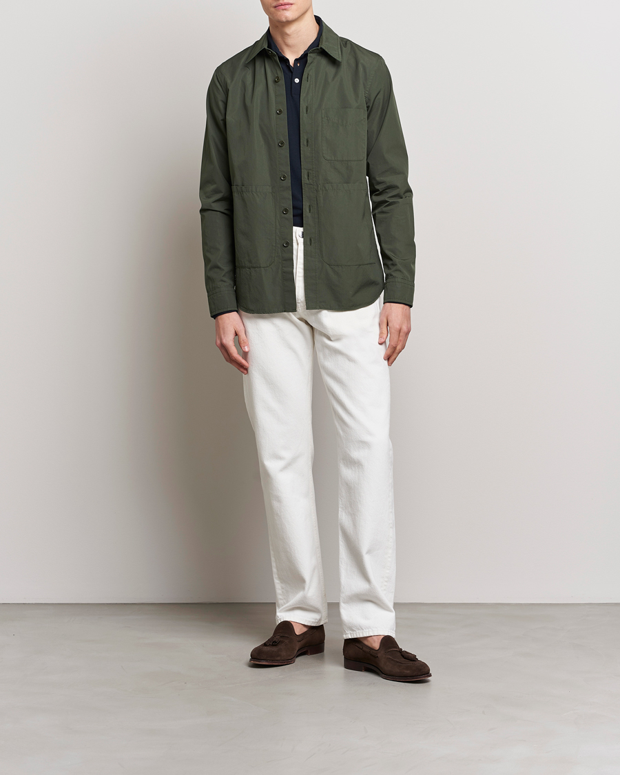 Homme | Manteaux Et Vestes | Aspesi | Utility Shirt Jacket Dark Green
